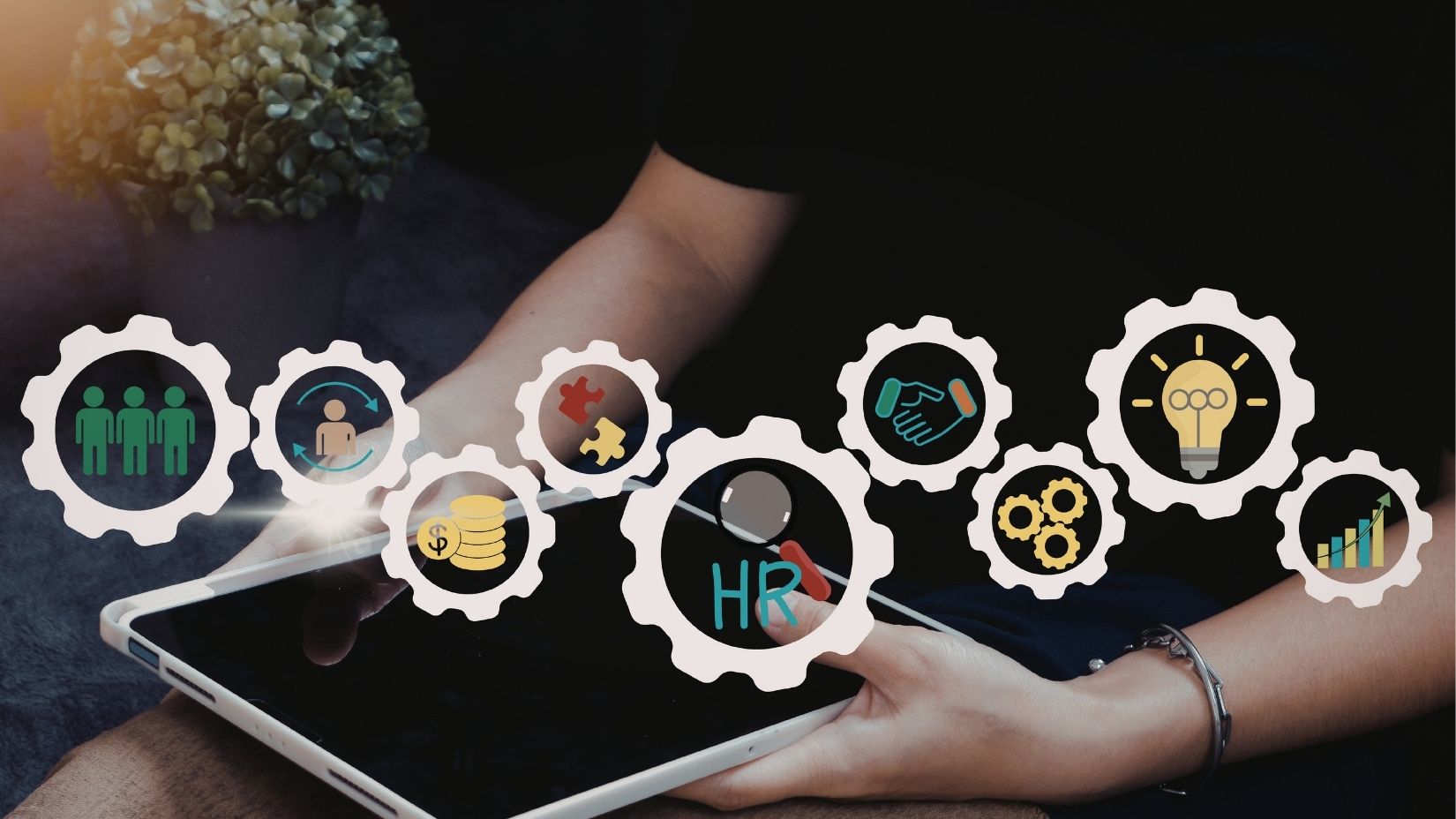 &Eacute;quipe RH pilotant une migration de logiciel de paie